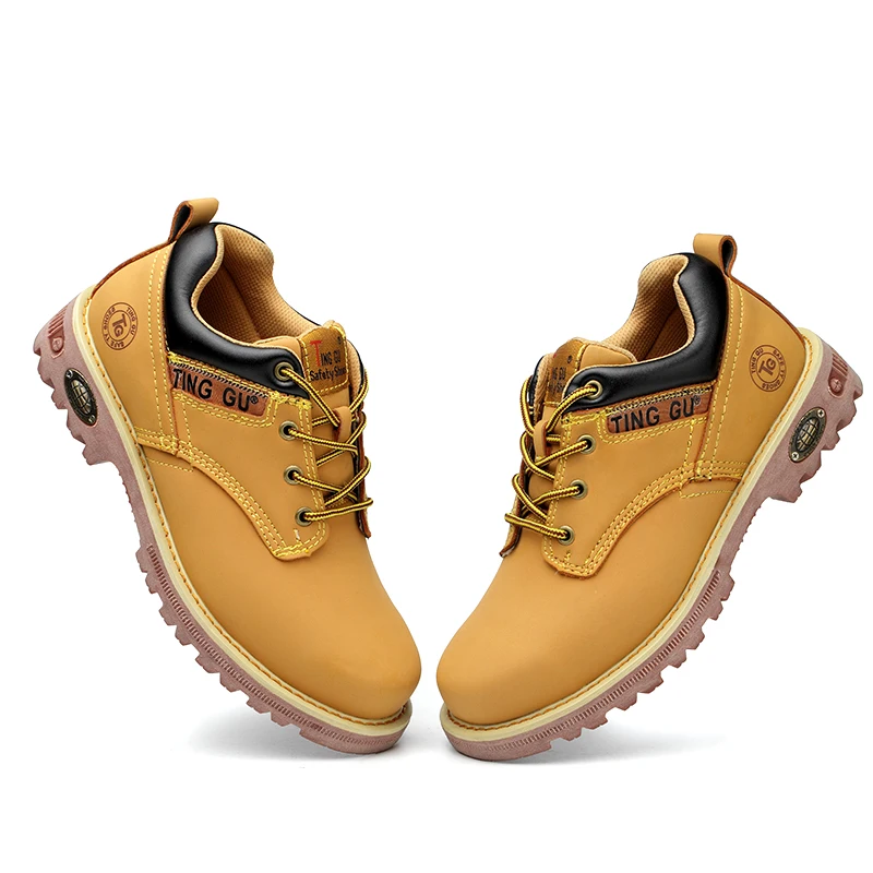 

Factory price anti-slip safety working shoes boots for men shoes safety shoes work, Balck/yellow