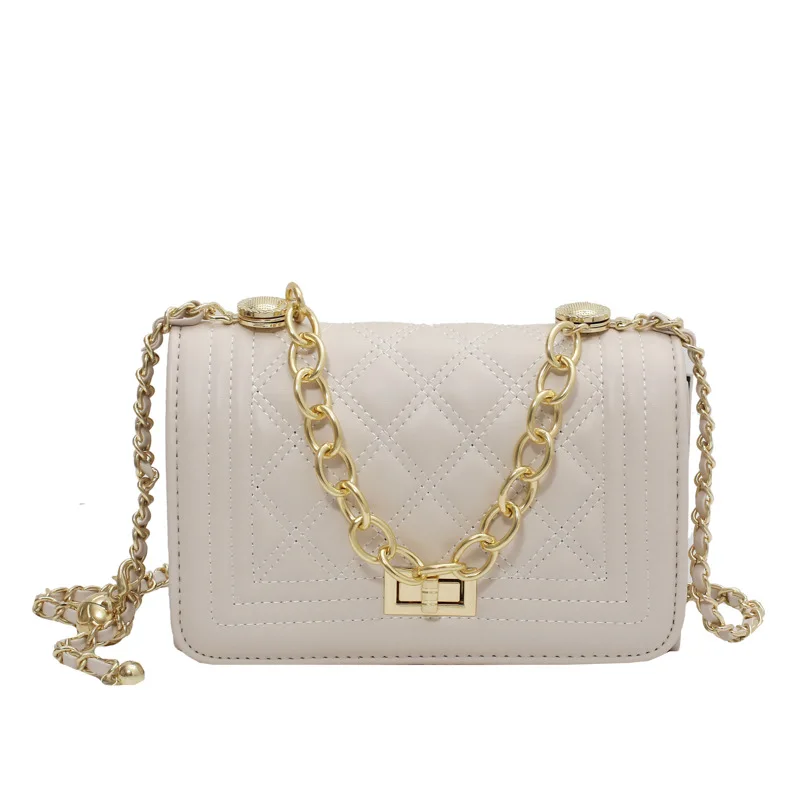 

2021 Factory Wholesale Rhomboid Women Shoulder Bag Chain One Shoulder Cross Body Bag, Mix (as picture)