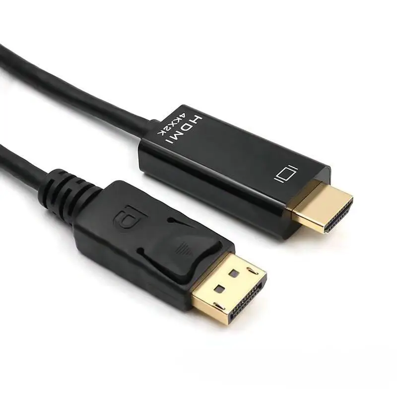 

4K Displayport to HDMI 1.8M DP TO HDMI Adapter Cable Male To Male for Laptop PC Display Port to 1080P HDMI Cable