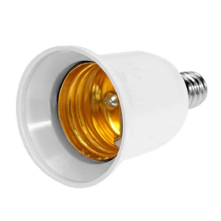 

E12 to E27 Plastic Socket LED Halogen Light Base Converter Extend Adapter