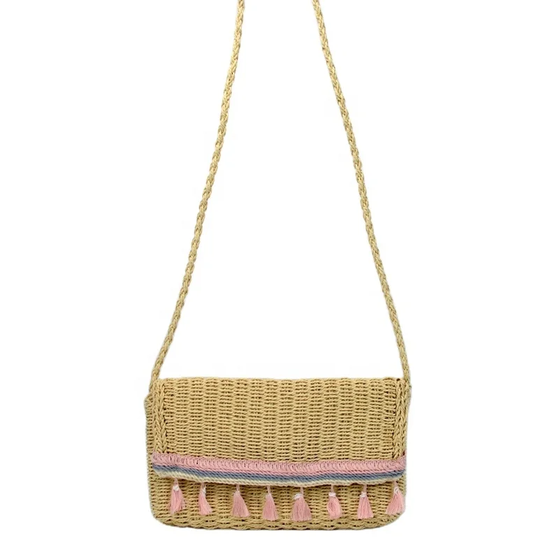

Simple Chain Natural Girls Bag Handbags Summer Bow Shoulder OEM Fashionable bag 2022