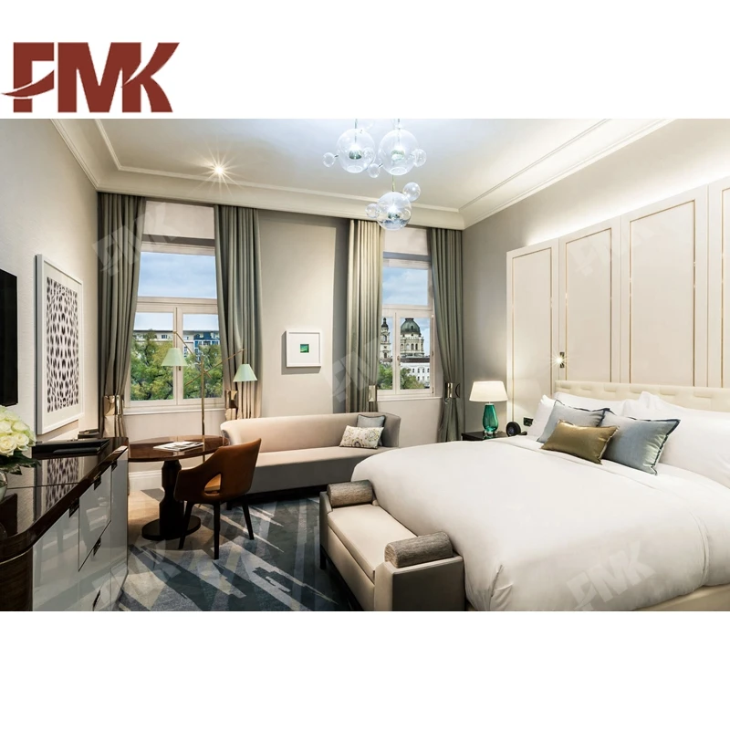 
2020 Hot Design Modern Hotel Bedroom Furniture Sets For 4-5 Star Luxury Hotel Bed Room Furniture 