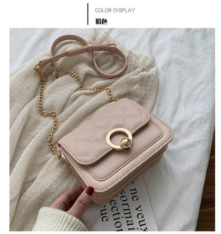 

ST-0880 Fairy popular new tide ling han edition brim joker, single shoulder small summer chain handbags, Multi color