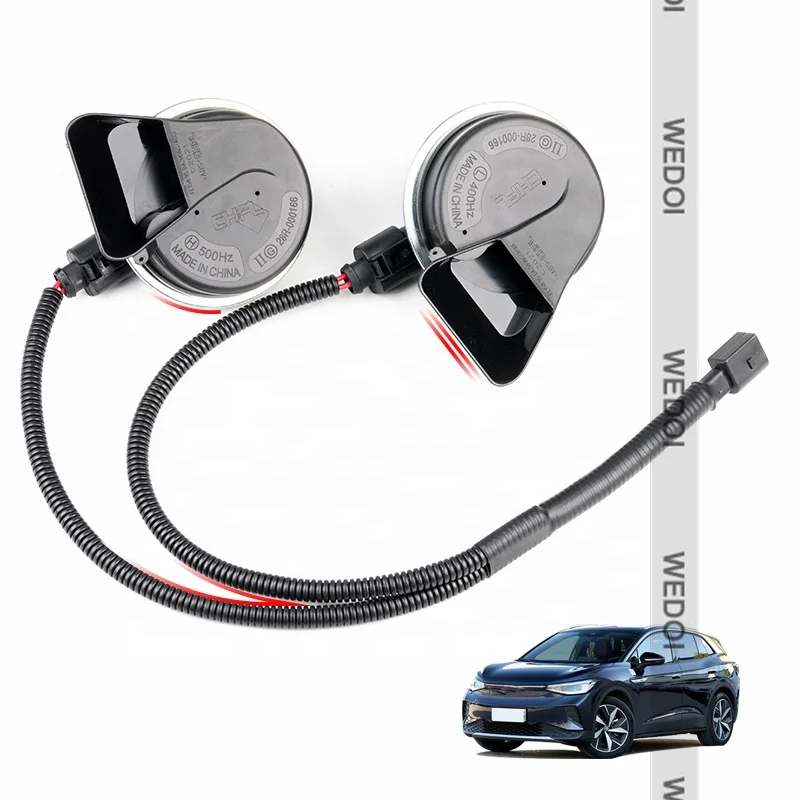 

2pcs Hot Sales Car Stereo Treble Snail Whistle Horn Loud sounding for VW ID4 6 CROZZ Loud Car Horn Accessories