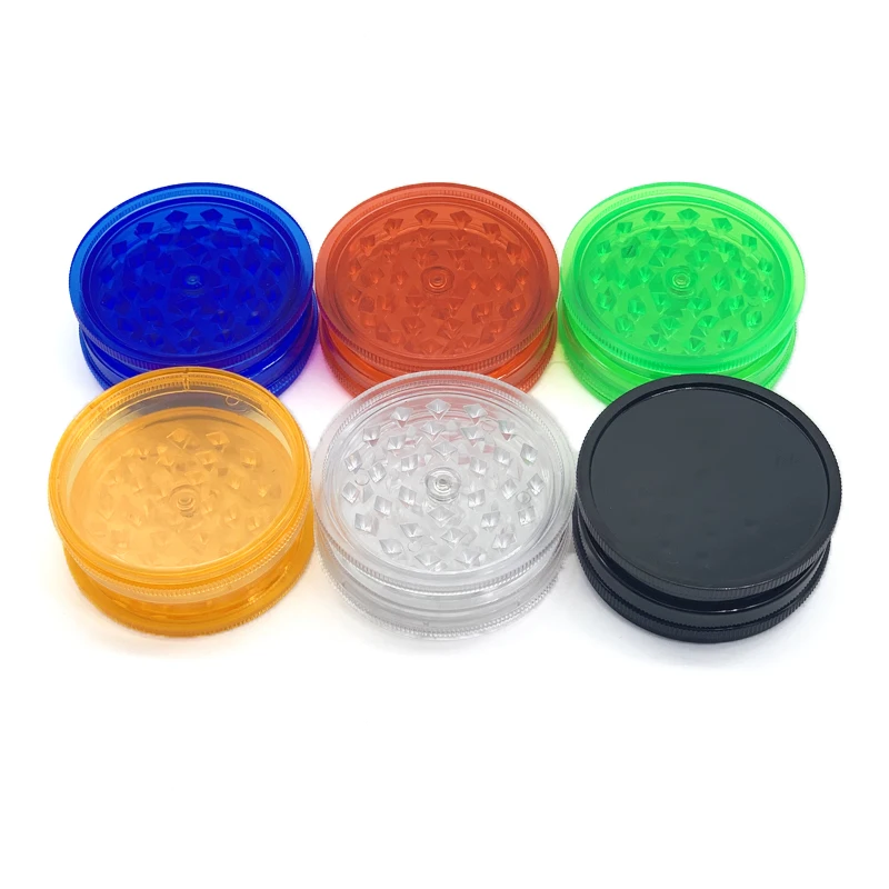 

Hot sale smoking accessories plastic grinder blade plastic herb grinder saver 4 layer crusher, Green,red, orange, black, white, blue