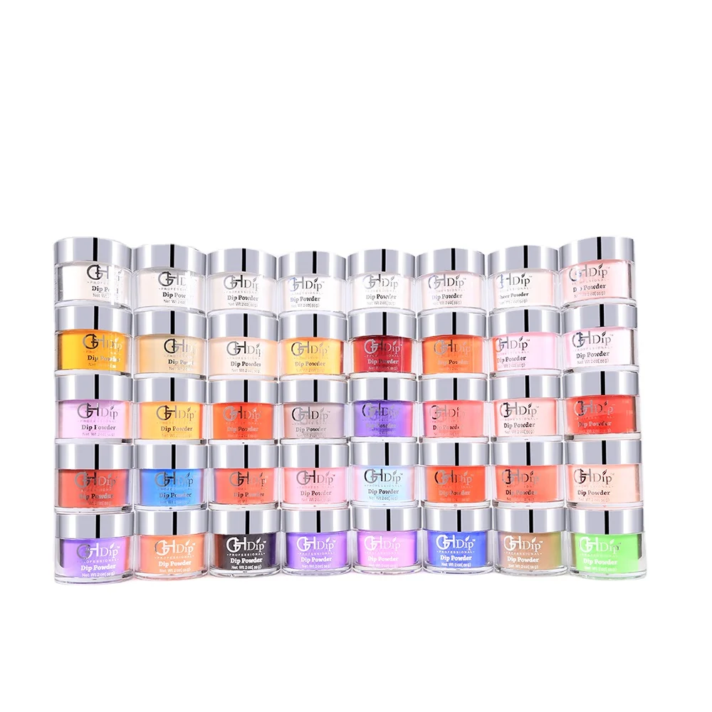 

Custom private label 2oz Acrylic Nail Dipping Powder Nude Color for Ombre nails, 180 colors master kit