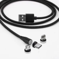 

3 in 1 usb charging cable fast Magnetic data cable for phone