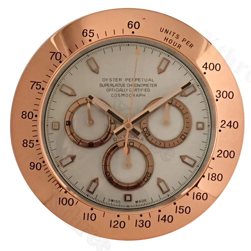 
Wholesale 14 Inch Stainless Steel Analog Quartz Clock Luxury Home Watch Decoration Wall 