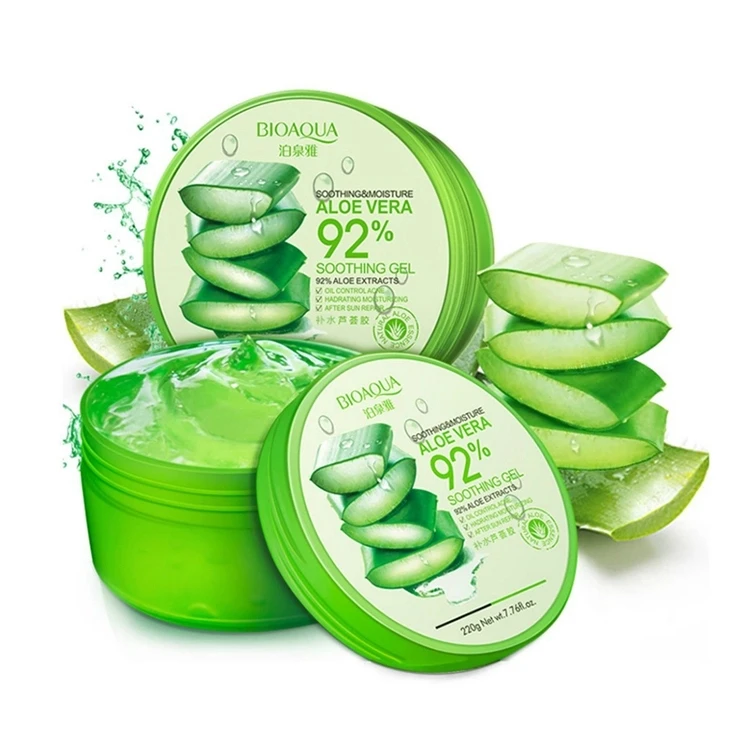 

BIOAQUA private label OEM natural skin care aloe extract sleeping jelly facial mask gel 92% moisturizing aloe vera gel