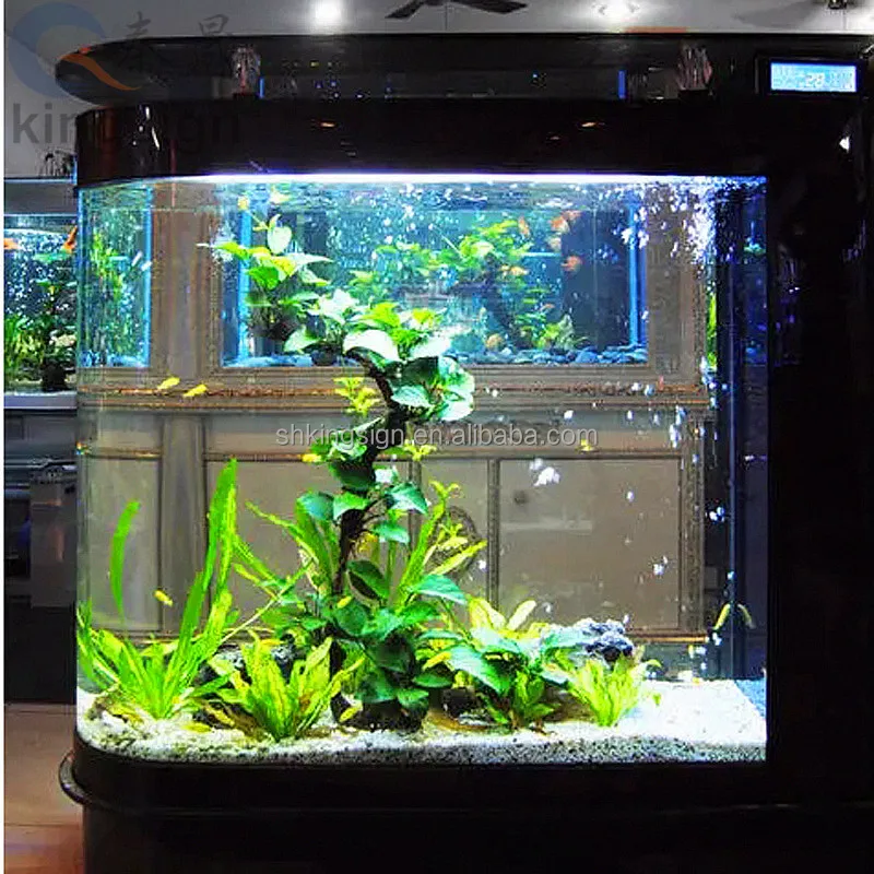 

customized shape acrylic aquarium fish tank transparent seaworld cylinder marine large, Clear, transparent