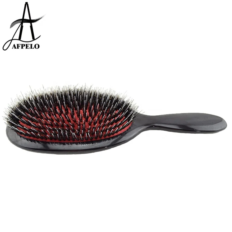 Hair Scalp Comb Nylon Bristles Hairbrush for Salon Hairdressing Tools