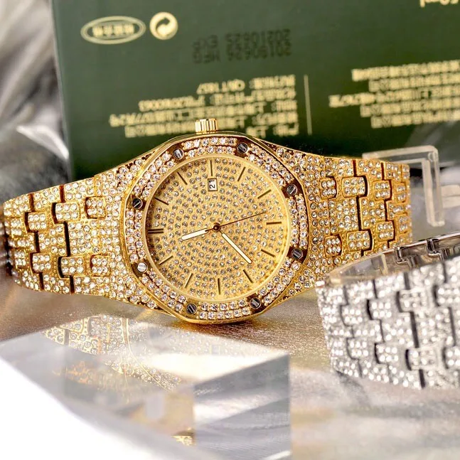 

Ladies Pearl Bracelet Watch Ice Out Hip Hop Watch Ladies Watches Brands Luxury