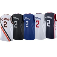 

New Customized Embroidered Men's #2 Kawhi Leonard Basketball Jerseys