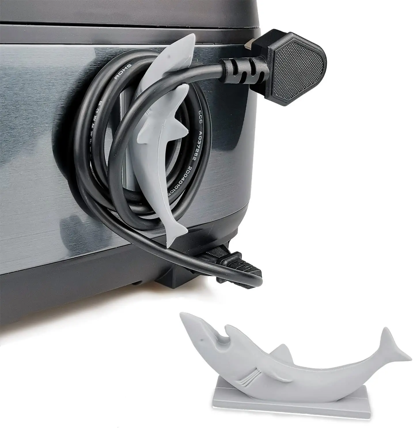 

2022 Amazon New Shark Design Power Cord Holder for Kitchen Appliances Cord Keeper