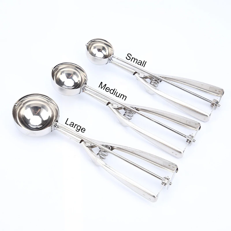 

Well Designed Round Shape Ice Cream Scoops Stainless Steel, Manufacturers Round Shape Ice Cream Ball Scoops