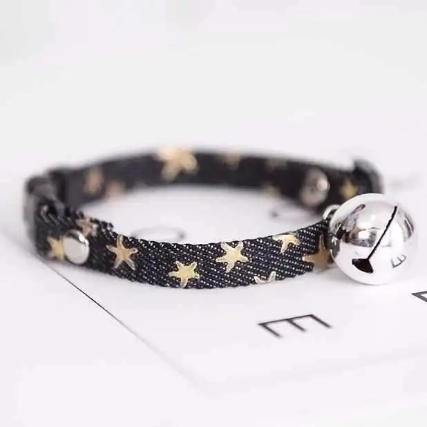 

Pet Accessories Collar Pet Cat/Dog Bell Collar, Blue,black