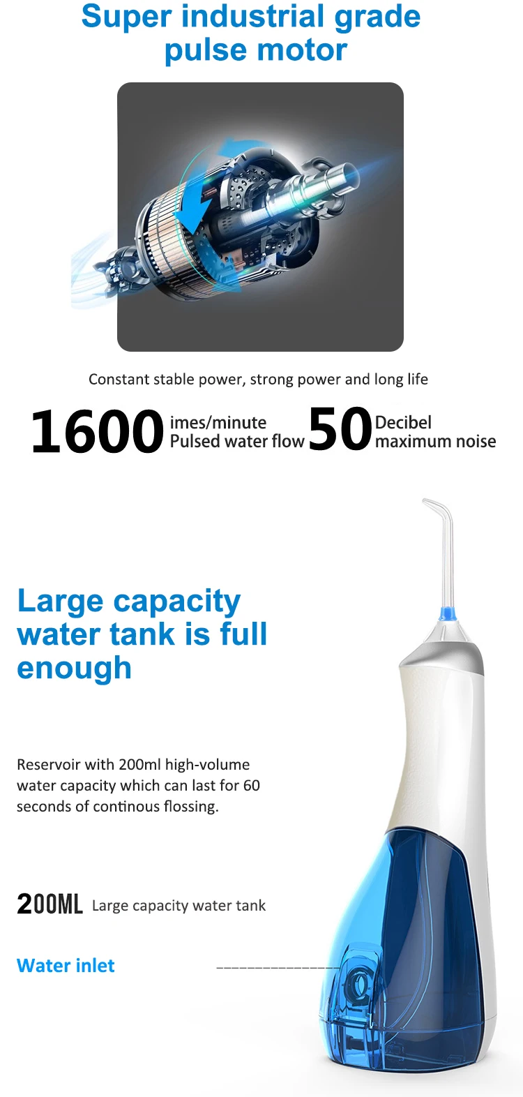 Dentist Oral Floss Irrigator Waterflosser Airfloss Dental