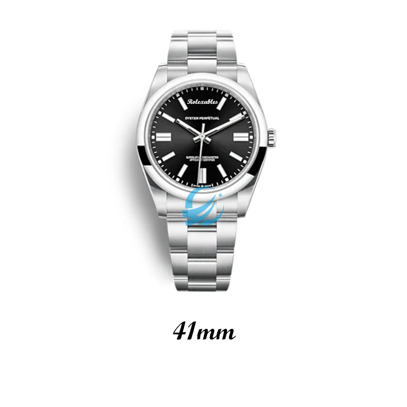 

Mechanical Watch Luxury Watch 41mm Waterproof Automatic Luminous Oyster RLX Watch Diversipink Relojes
