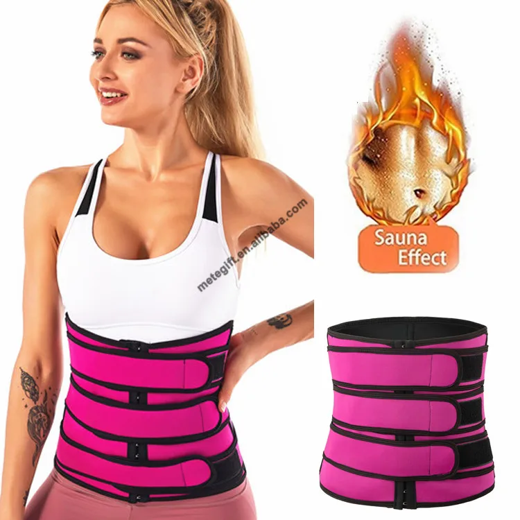 

Wholesale Lady Slimming Tela Elastica Para Reductoras Body Shapers Cintura Quemar Grasa Fajas Waist Training Trainer Enteras, Red, black,grey