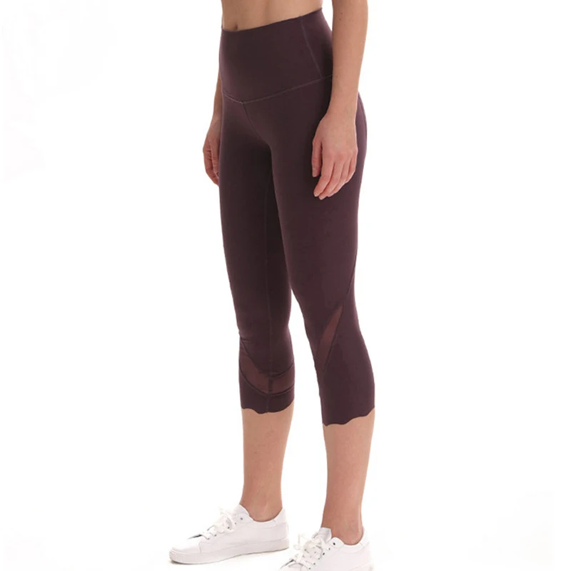 

2021 Wholesale High Waist Yoga Leggings Active Wear Workout Running 4 Way Stretch Yoga Pants