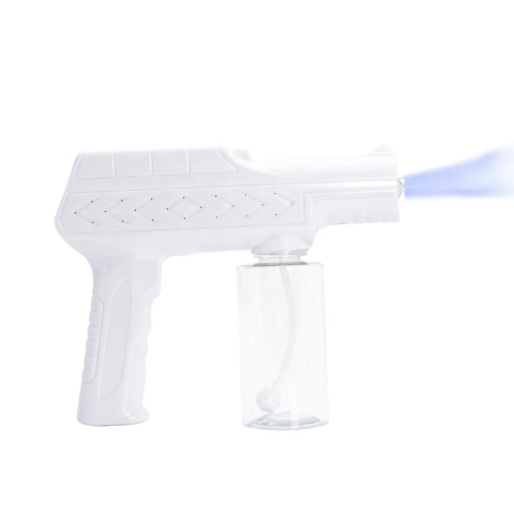 

2021 New Trending Q2 Portable Electric Fogger Sanitizer Disinfect Nano Spray Gun, White color