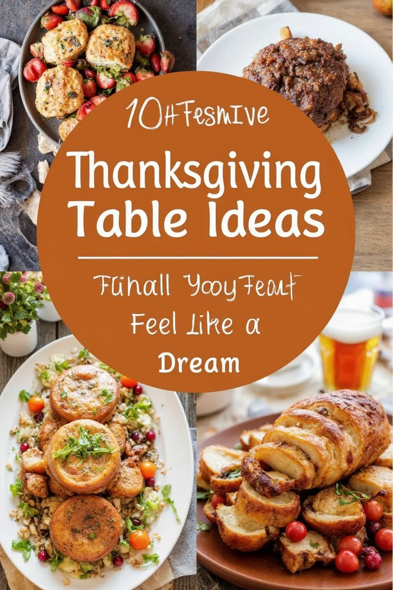 Thanksgiving table decorated with rustic elements and candles