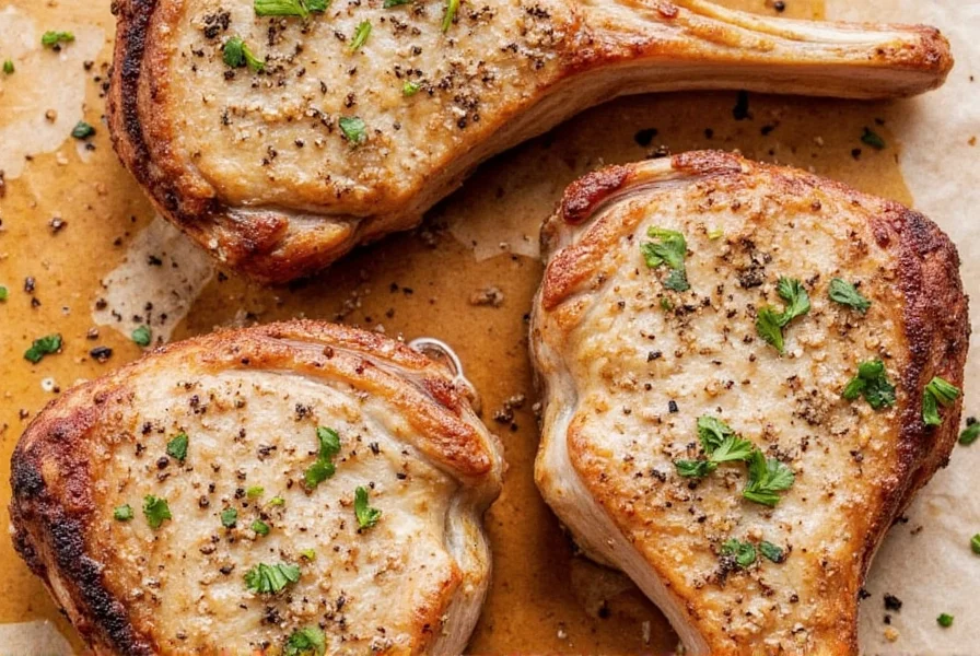 Juicy pork chop