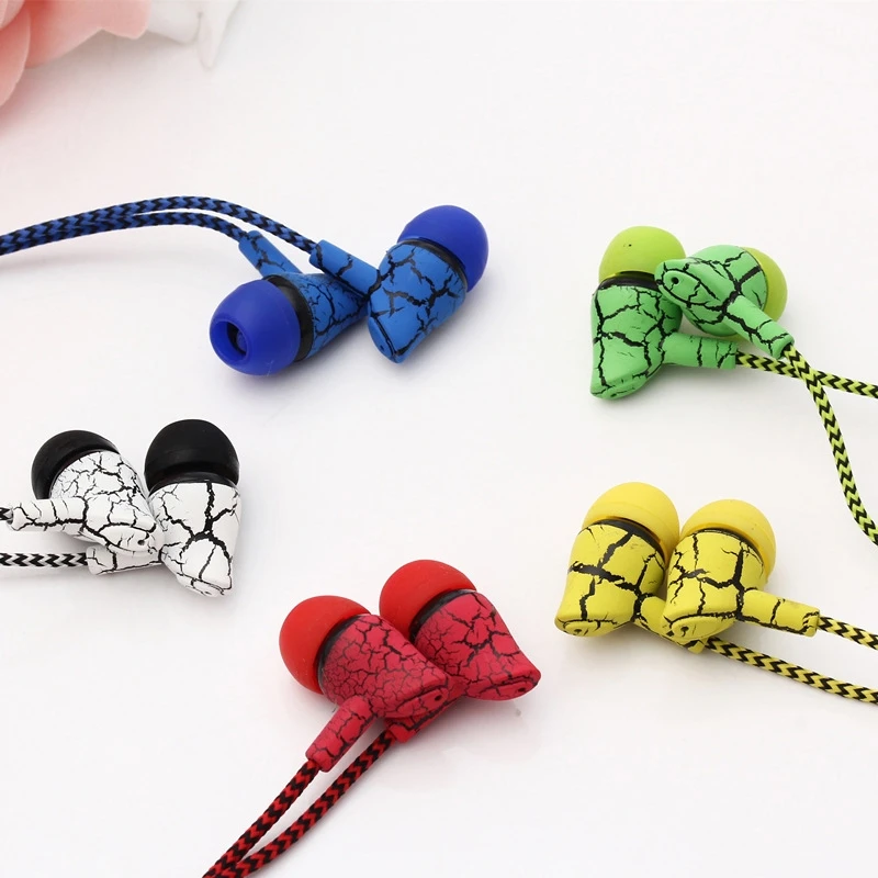 

Wired Earphone Headphone Handsfree Mic 3.5mm Stereo Sound Headset Earbuds Earpieces Microphone Noise Cancelling Earphones
