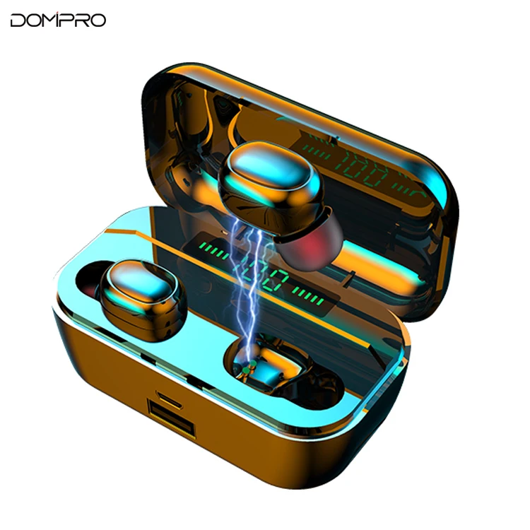 

Waterproof TWS Wireless In-ear Earbuds Sport Fitness Headphone LED Digital Display Built in Mic LED Display Noise Reduction
