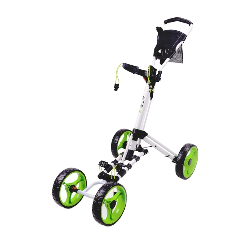 

Hot-selling High Quality Golf Push Pull Trolley Custom Made Cart, Green/red/black