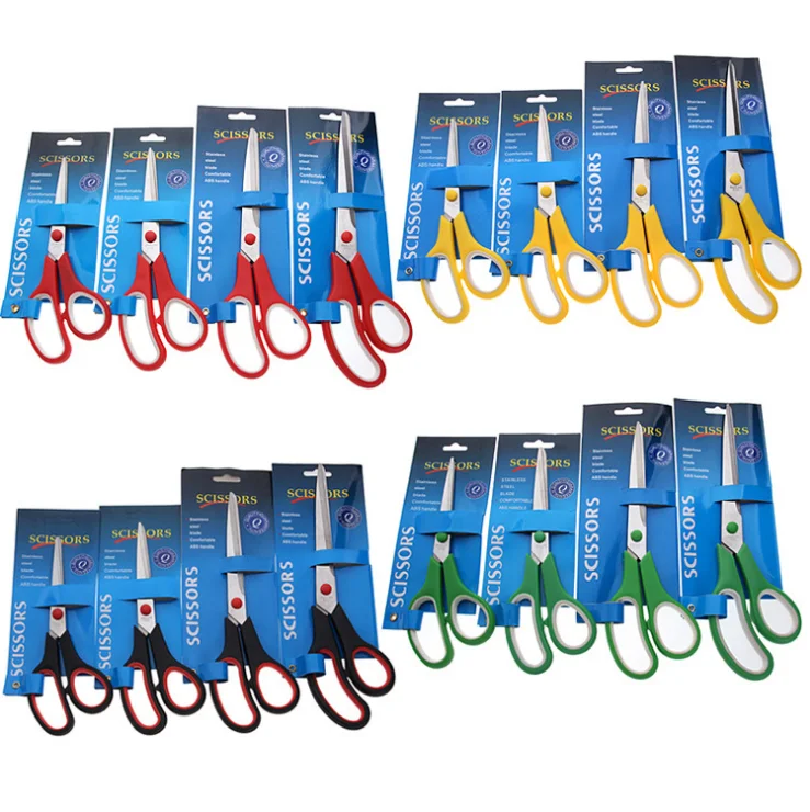 

Left Handed Scissors Stainless Steel Sharp Blade Office Household Paper Cutting Student Stationery Deli Office Scissor Wholesale