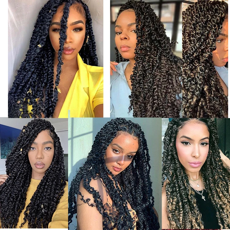 High Quality 22inch Water Wave Crochet Braiding Hair For Passion Twist ...