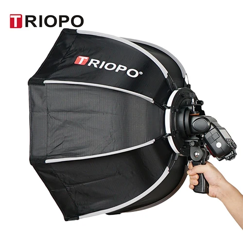 

triopo ks90 90cm Umbrella Softbox ks90 Octagon For Godox V860II TT600 TT685 tr950ii Flash Speedlite Soft Box