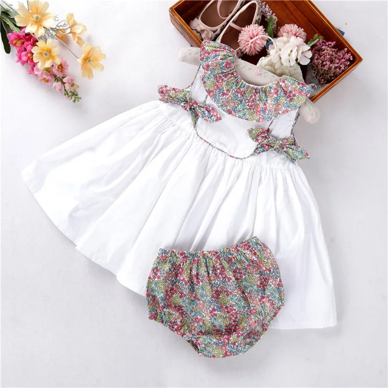 

203963 summer vintage baby girls' spanish dresses for kids clothes lolita ruffles wholesale children clothes boutiques