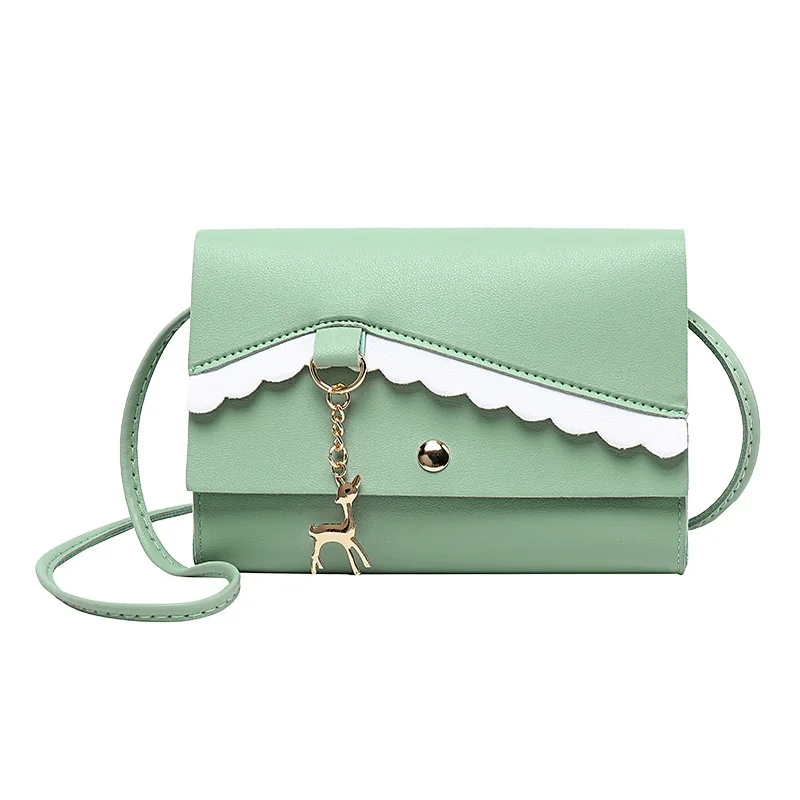 

Fashion Cheap Handbags Messenger Bags 2021pu Shoulder Messenger Bag For Girl, Customized color