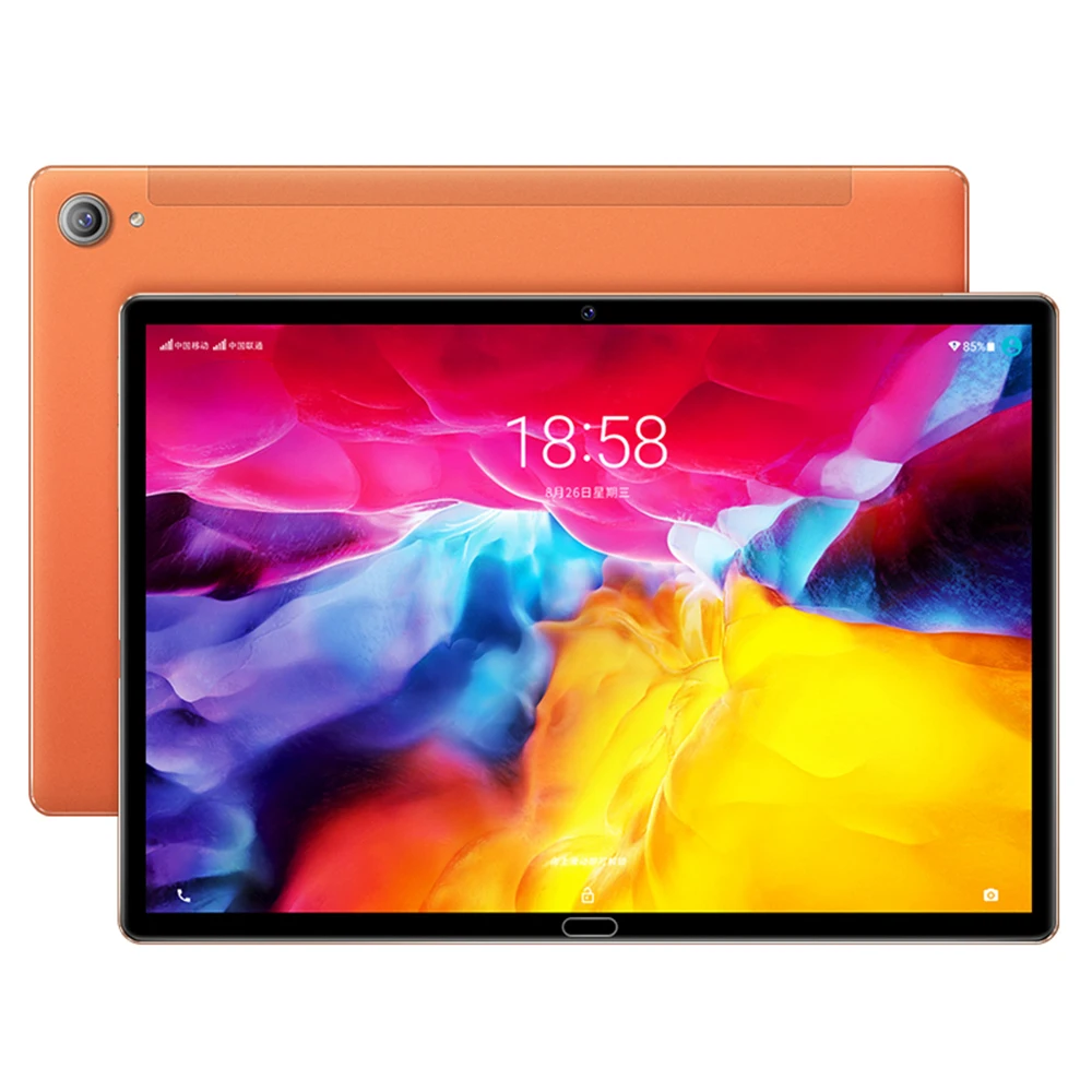 

Top selling New YQ-B17 Dual Camera 10.8 inch 2.5D Screen tablet PC 4+64GB tablet Android 9.0 quad core WIFI 3G tablet 8800mah, Orange,green,silver