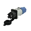 waterproof 3 pole LED screen powercon connector Power aviation plug with material Nylon