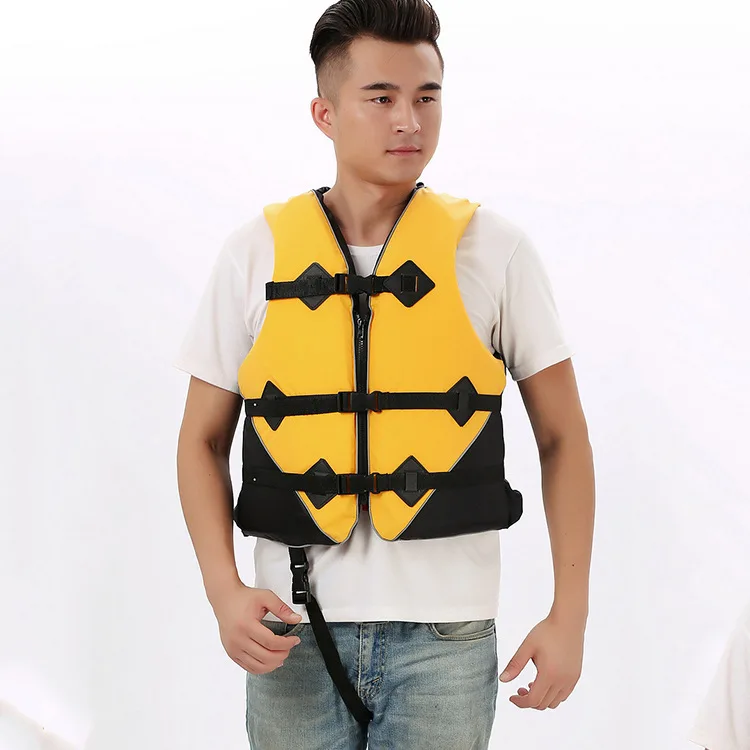 

Fashion Nylon Oxford Outdoor Fishing Drifting Boat Buoyancy Life Surfing Swimming Safety Life Jacket Vest, Yellow camouflage, green camouflage, red, black,orange camouflage