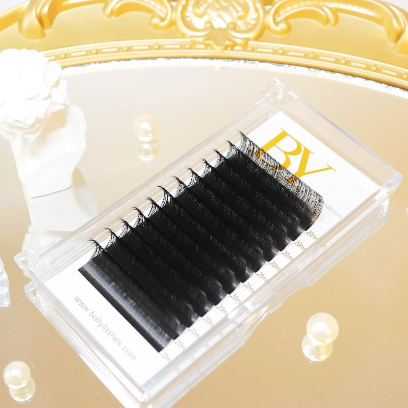 

Ballylashes 0.02-0.08mm J B C CC D DD U L M Volume Lash Individual Eyelash Extension Supplier