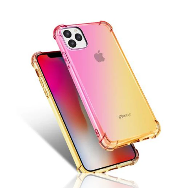 

Colorful Soft TPU Anti-Scratch Shock Girly Phone Case Bulk Vendor Transparent Phone Case For IPhone 11 Pro Max XR XS