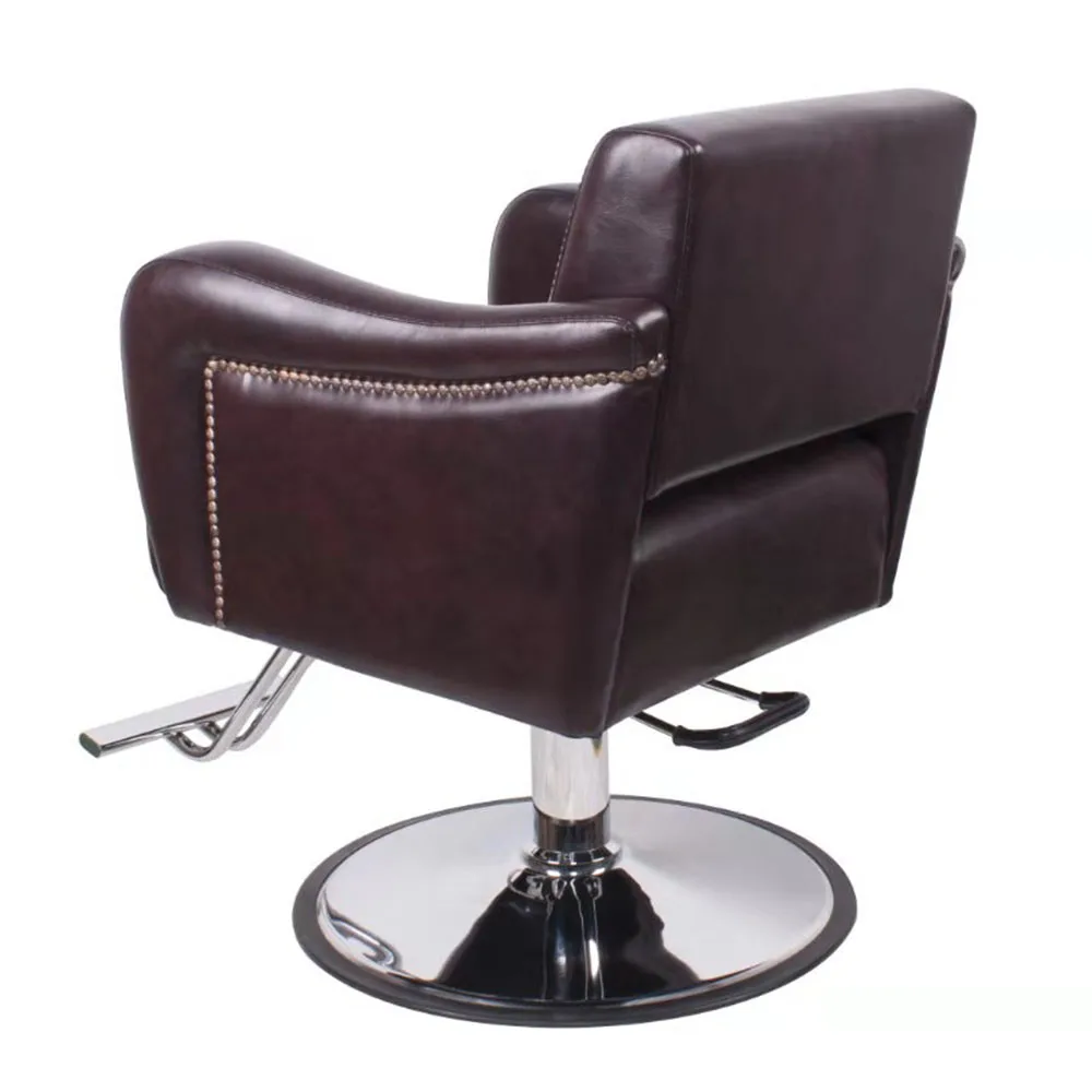 仿古复古重型沙龙设备男士经典豪华美发理发椅子