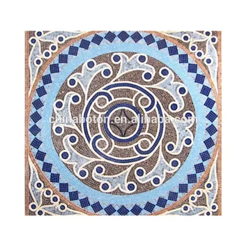 Moderne Fleur Motif Motif De Carreaux De Mosaïquemosaïque De Pierretapis Design Pour Le Hall De Lhôtel Buy Motifs De Carreaux De Mosaïque Pour