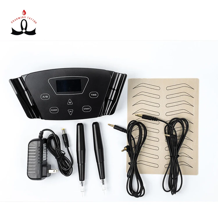 

Automatic low noise tattoo machine Private Label Black Pearl 3.0 Permanent Makeup Machine PMU Machines