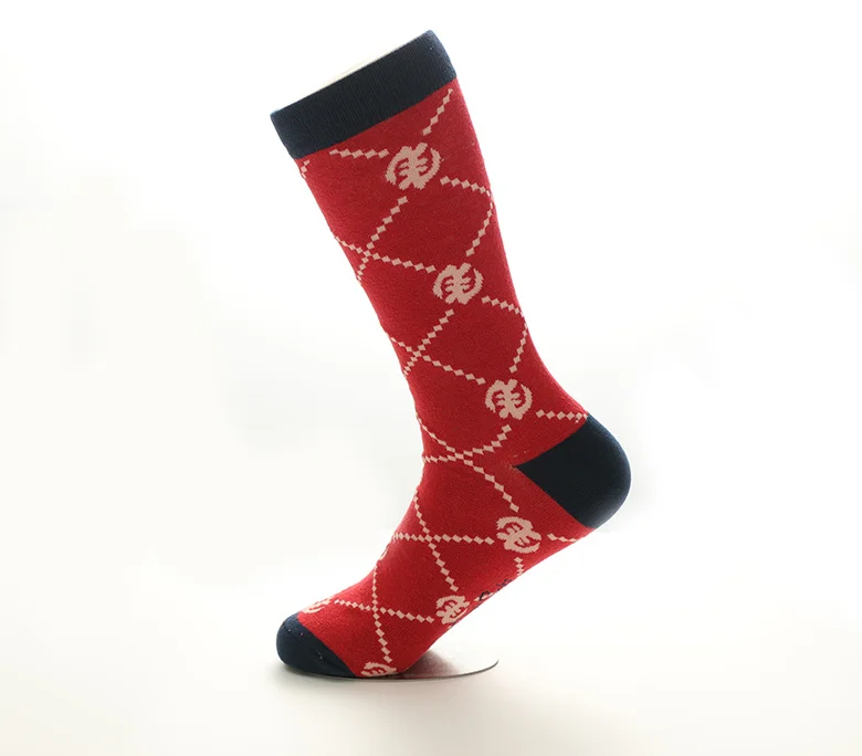 

JR-126 Custom Logo Happy Socks Men Colorful Socks Cotton For Summer, Custom color