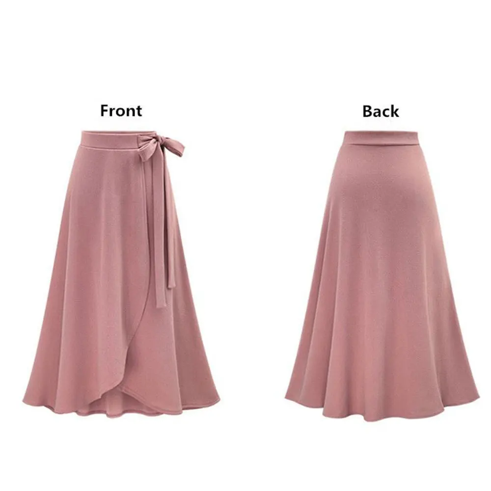 

2022 Retro Split Women's Long Dress Large Size 6xl Women's High Waist Summer Slim Leisure Asymmetric  Size women Skirt, Customized