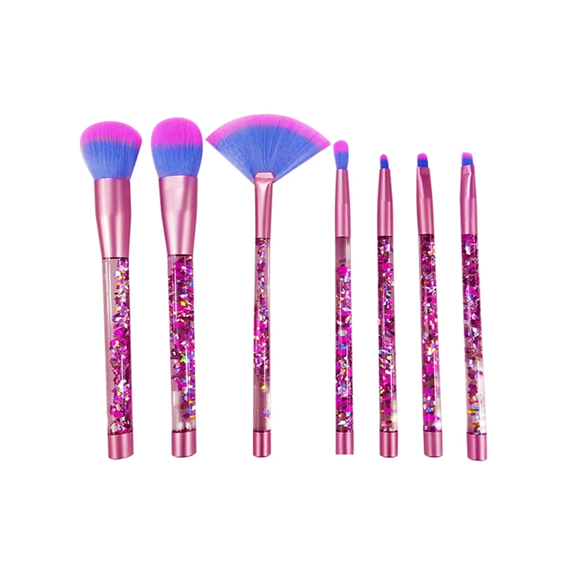 

Pink Floating Water Make up Brushes Quicksand Liquid Glitter Makeup Brush