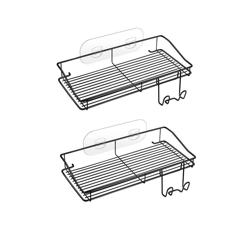 

Mesh shower caddy hook stainless steel shampoo holder bathroom storage shelf for toilet