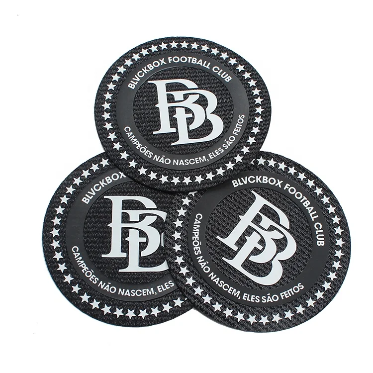 

Bulk Customized Printing Logo Heat Transfers Patches with Tatami Fabric