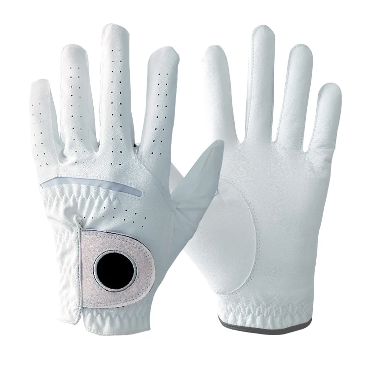 

wholesale custom logo branded golf gloves cabretta leather glove indonesia men women holder manufacturers