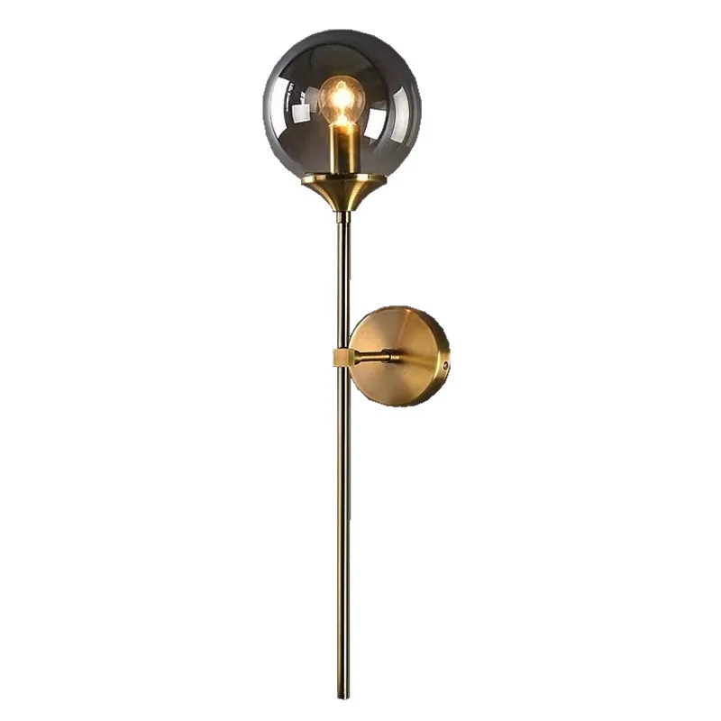 Living Room  Modern Glass ball wall light for home lighting